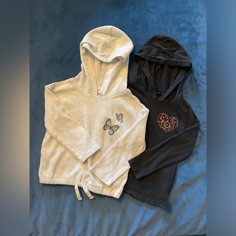 Carter’s/Oshkosh Lot of 2 Lightweight Hoodies, Girls 4T